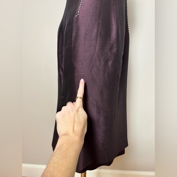 Christian Dior Boutique Contrast-Stitched Midi Dress US Size 4 - Picture 9 of 10